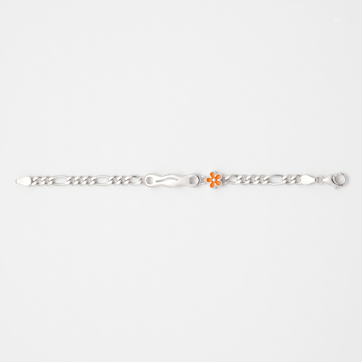 Silver Little Blossom Kids’ Name Bracelet
