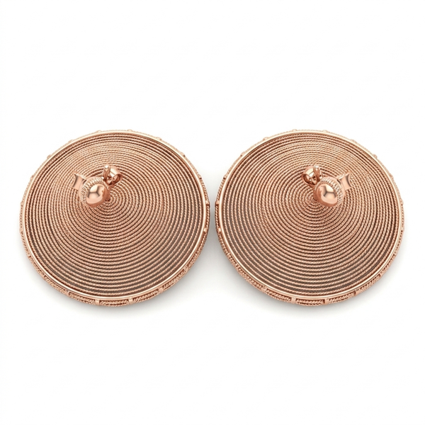 Silver Royal Courtyard Jhumka Earrings
