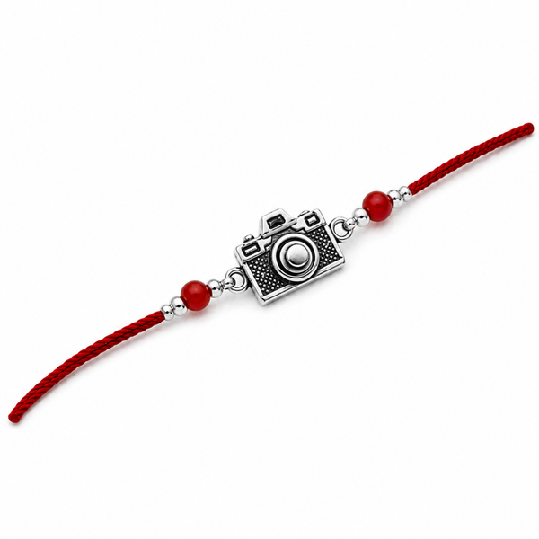 Silver Camera Rakhi