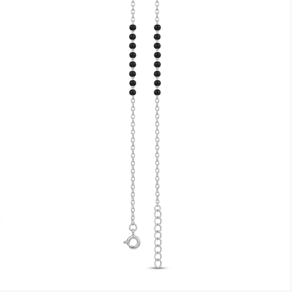 Silver Angel Wing & Heart Mangalsutra