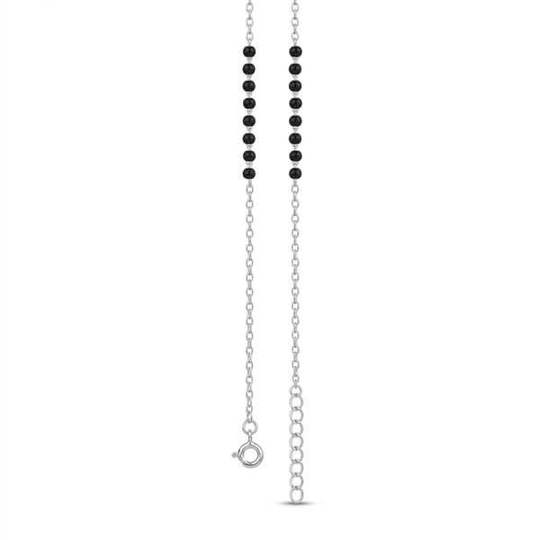 Silver Geometric Mangalsutra