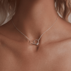 Sylvory 925 Sterling Silver Bound by Love Necklace