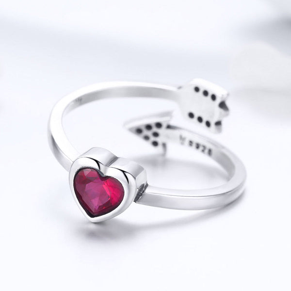 "Sylvory 925 Sterling Silver Arrow of Love Two way Ring"
