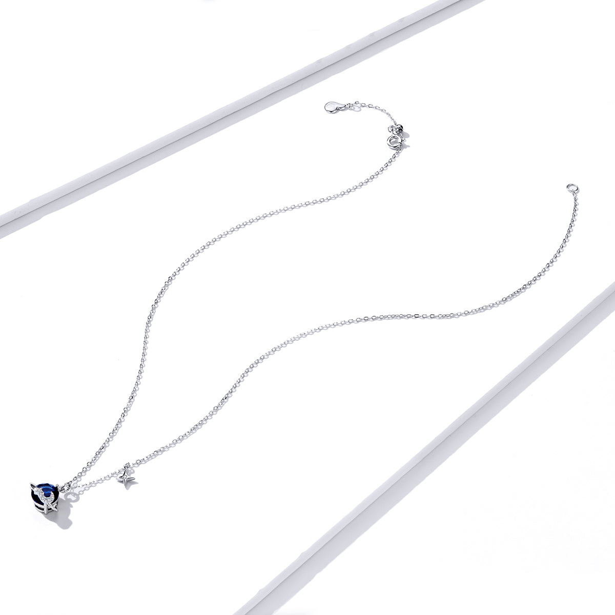 "Sylvory 925 Sterling Silver Astral Sphere Necklace"
