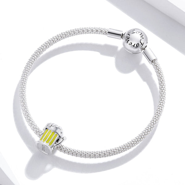 "Sylvory 925 Sterling Silver Beer Tumbler Charm"