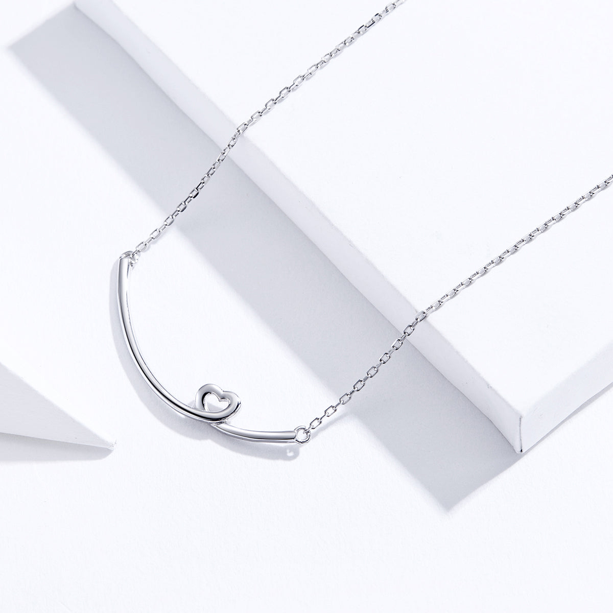 "Sylvory 925 Sterling Silver Blissful Love Necklace"