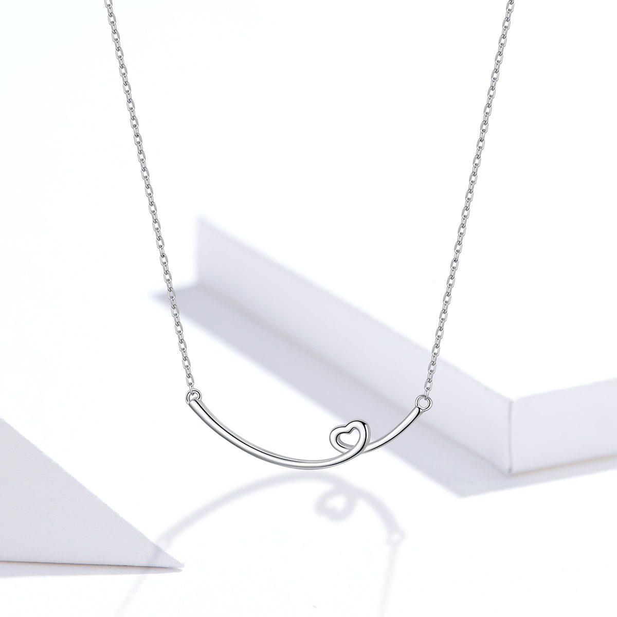 "Sylvory 925 Sterling Silver Blissful Love Necklace"