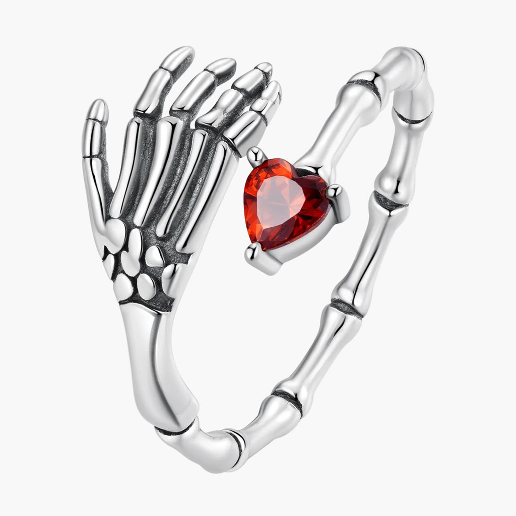 "Sylvory 925 Sterling Silver Bony Affair Ring"