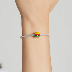 "Sylvory 925 Sterling Silver Burger Bliss Charm"