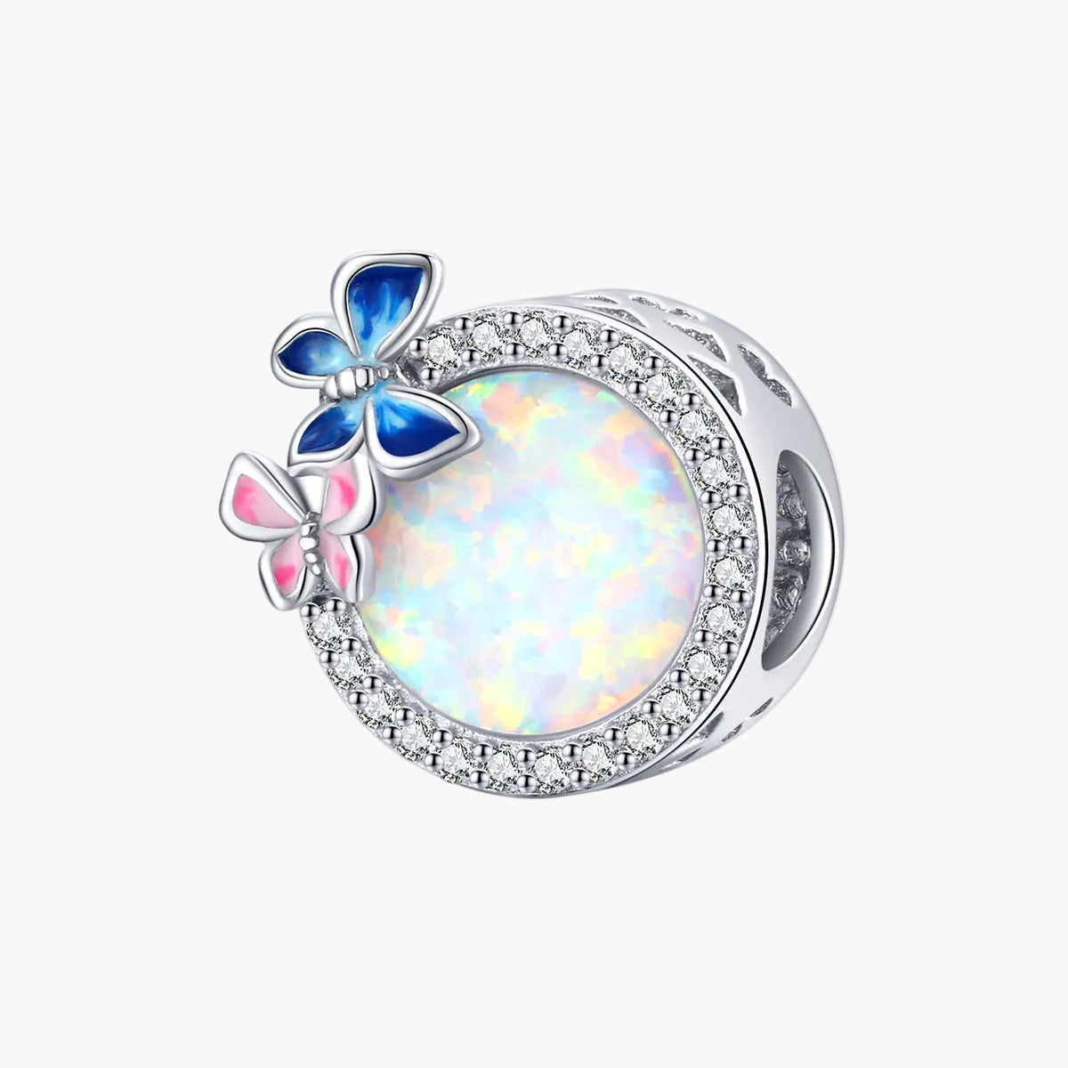 "Sylvory 925 Sterling Silver Butterfly Opulence Charm" Main image
