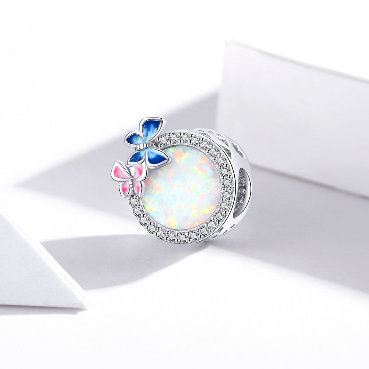 "Sylvory 925 Sterling Silver Butterfly Opulence Charm"
