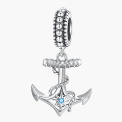 "Sylvory 925 Sterling Silver Captivating Anchor Charm"