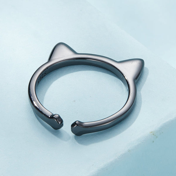 "Sylvory 925 Sterling Silver Catty Elegance Ring"