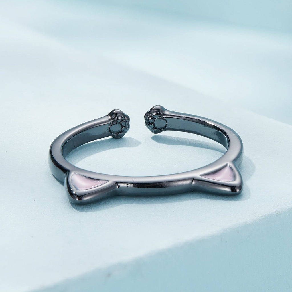 "Sylvory 925 Sterling Silver Catty Elegance Ring"