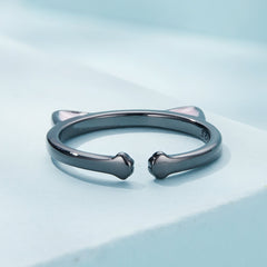 "Sylvory 925 Sterling Silver Catty Elegance Ring"