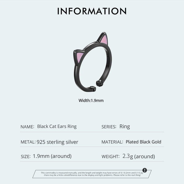 "Sylvory 925 Sterling Silver Catty Elegance Ring"