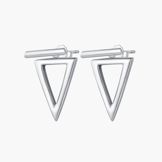 "Sylvory 925 Sterling Silver Dash of Geometry Earring"