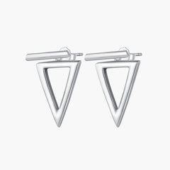 "Sylvory 925 Sterling Silver Dash of Geometry Earring"