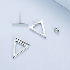 "Sylvory 925 Sterling Silver Dash of Geometry Earring"