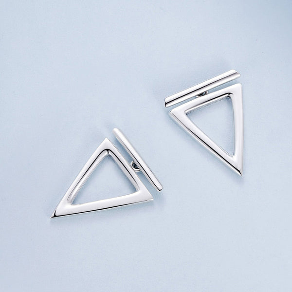 "Sylvory 925 Sterling Silver Dash of Geometry Earring"