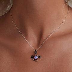 "Sylvory 925 Sterling Silver Devilish Heart Charm"