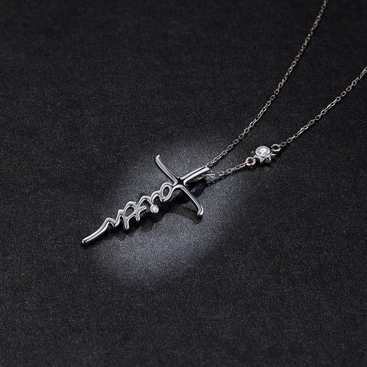 "Sylvory 925 Sterling Silver Divine Faith Necklace"