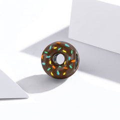 "Sylvory 925 Sterling Silver Donut Dazzle Charm"