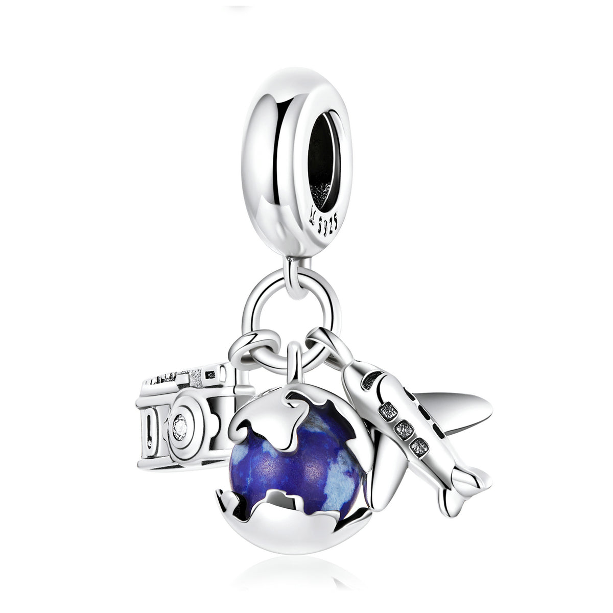 "Sylvory 925 Sterling Silver Earth Explorer Charm"