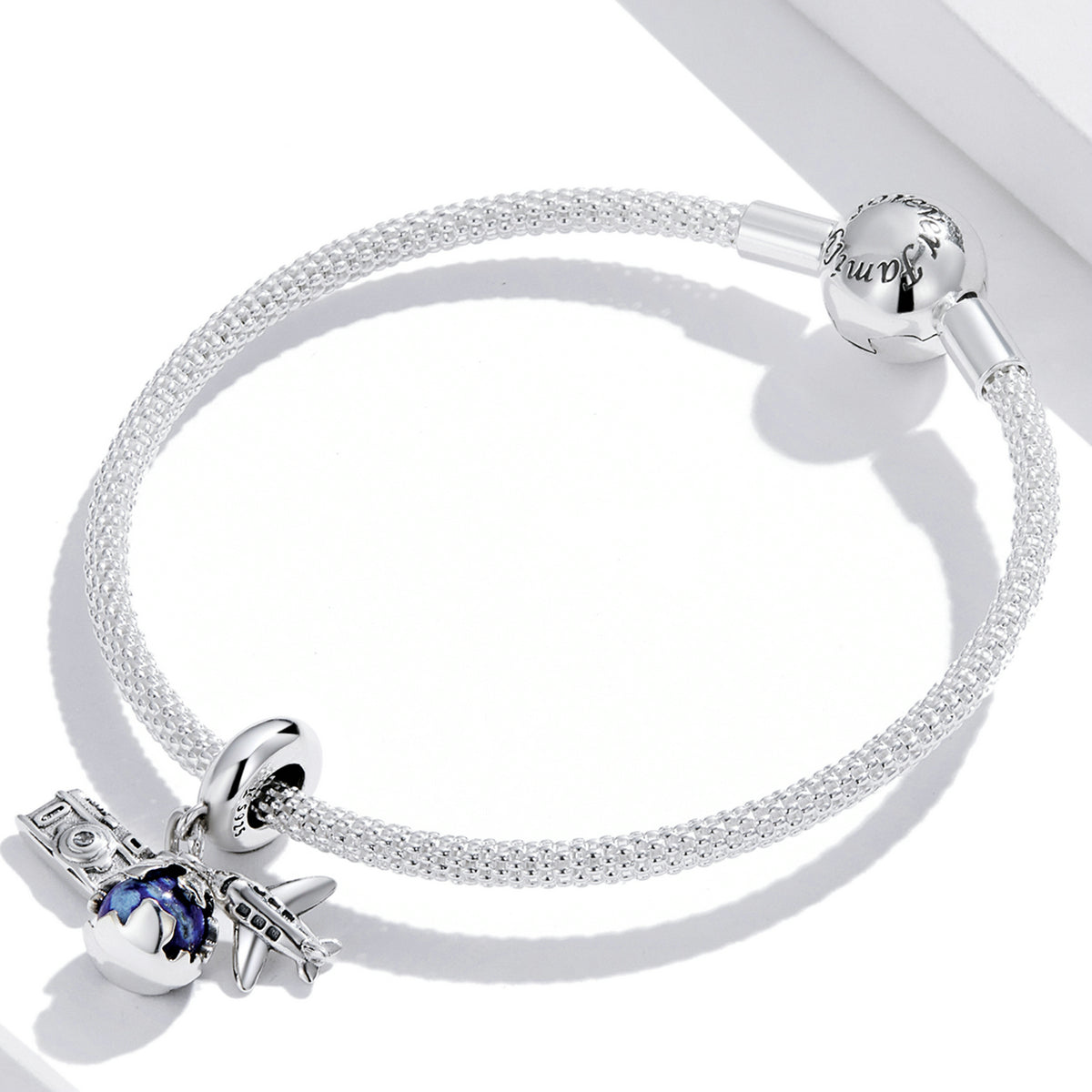 "Sylvory 925 Sterling Silver Earth Explorer Charm"