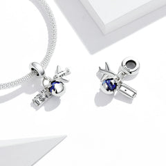 "Sylvory 925 Sterling Silver Earth Explorer Charm"