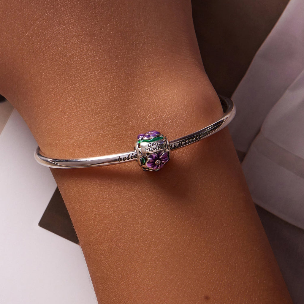 "Sylvory 925 Sterling Silver Empowerment Emblem Charm"