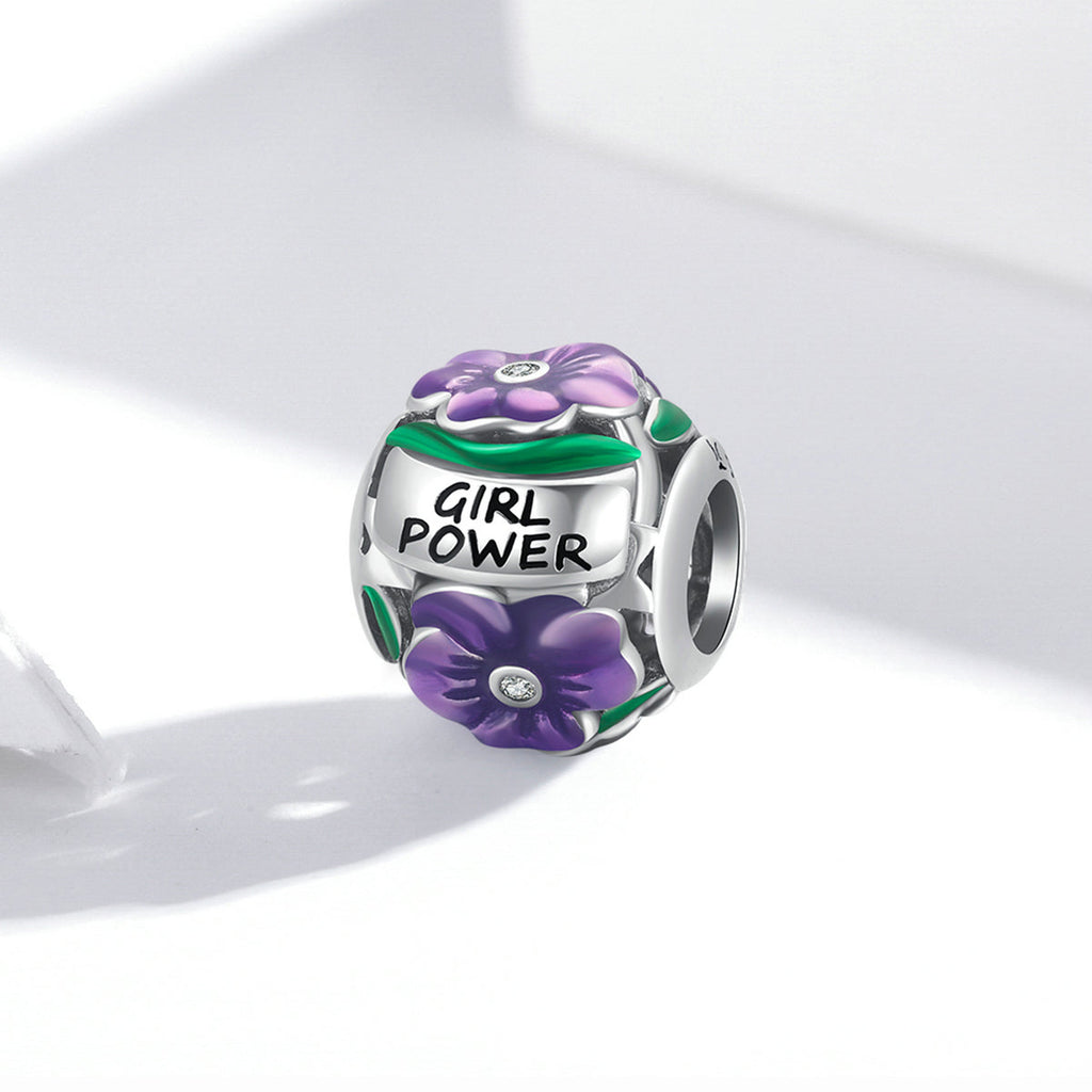 "Sylvory 925 Sterling Silver Empowerment Emblem Charm"