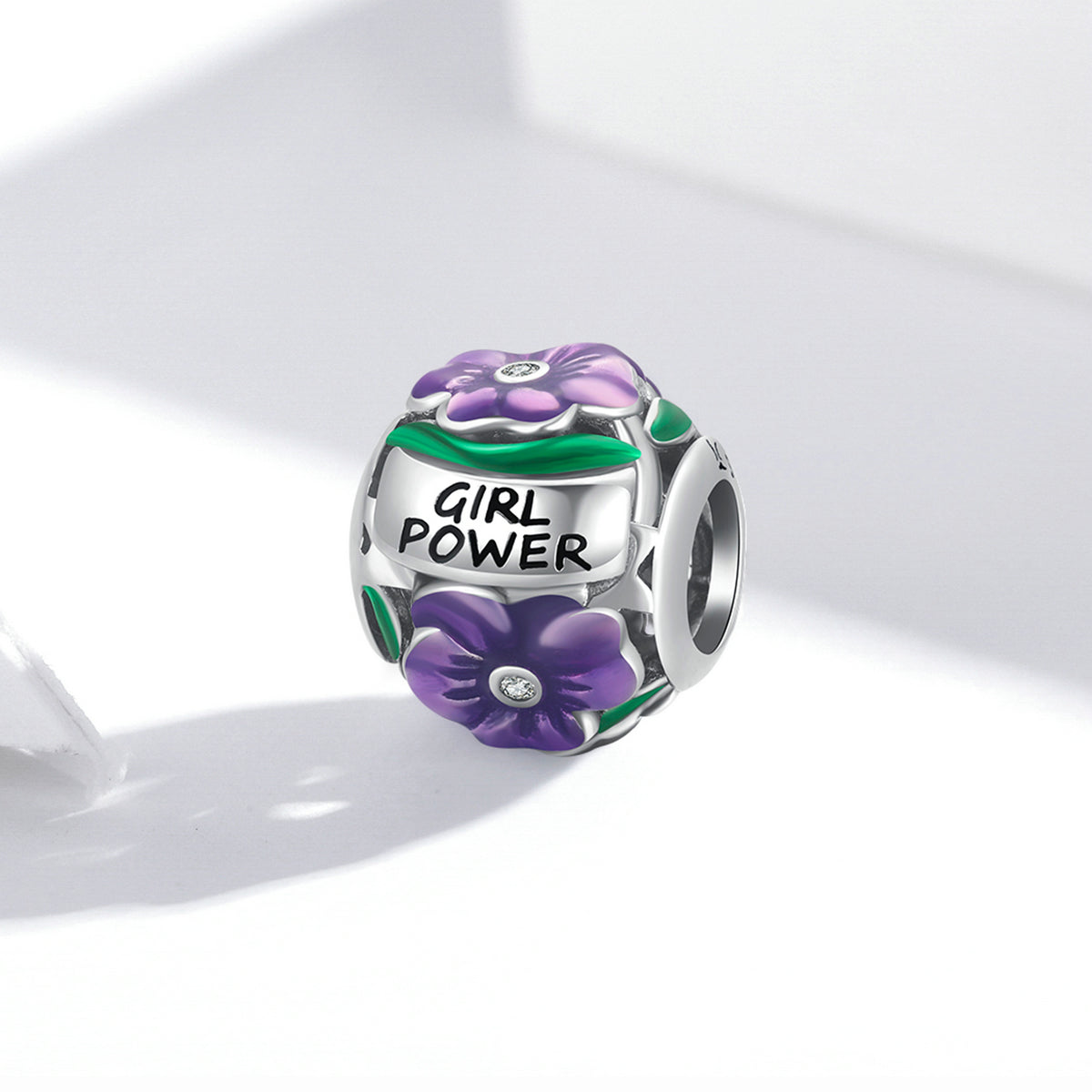 "Sylvory 925 Sterling Silver Empowerment Emblem Charm"