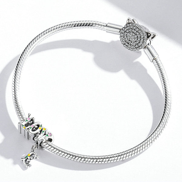 "Sylvory 925 Sterling Silver Eternal Love Charm"