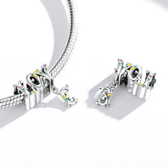 "Sylvory 925 Sterling Silver Eternal Love Charm"