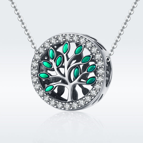 "Sylvory 925 Sterling Silver Eternal Tree of Life Charm"