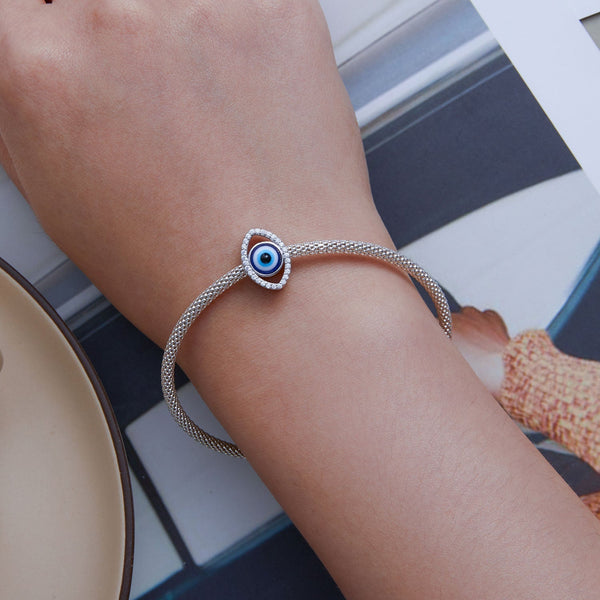 "Sylvory 925 Sterling Silver Evil Eye Ward Charm"
