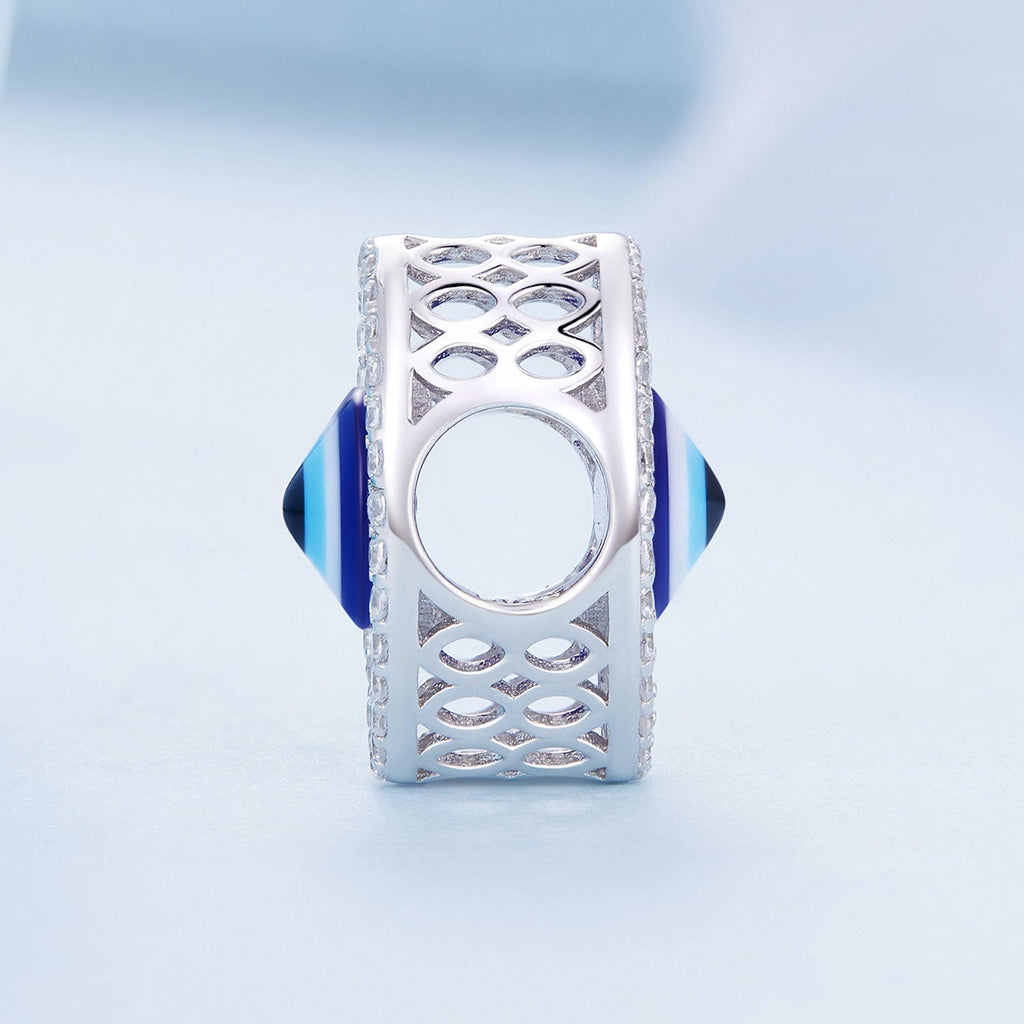 "Sylvory 925 Sterling Silver Evil Eye Ward Charm"