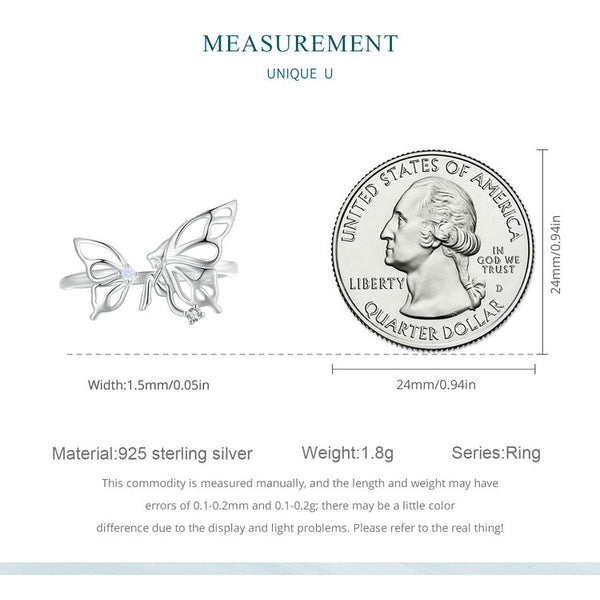 "Sylvory 925 Sterling Silver Fairy's Enchantment Ring"