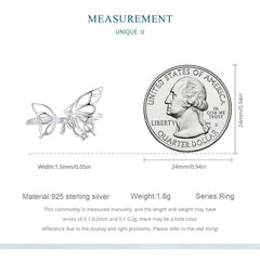 "Sylvory 925 Sterling Silver Fairy's Enchantment Ring"