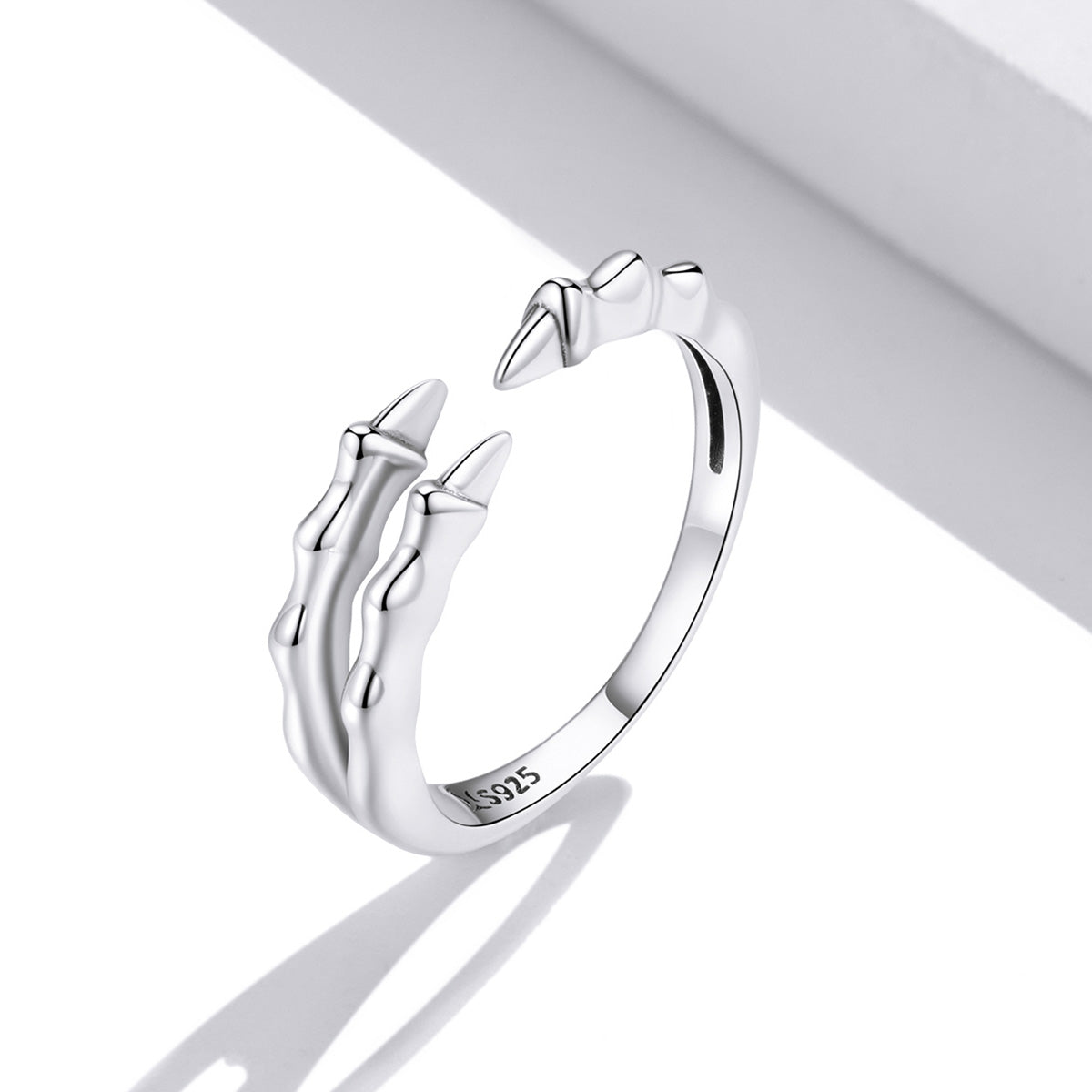 "Sylvory 925 Sterling Silver Fierce Talon Ring"