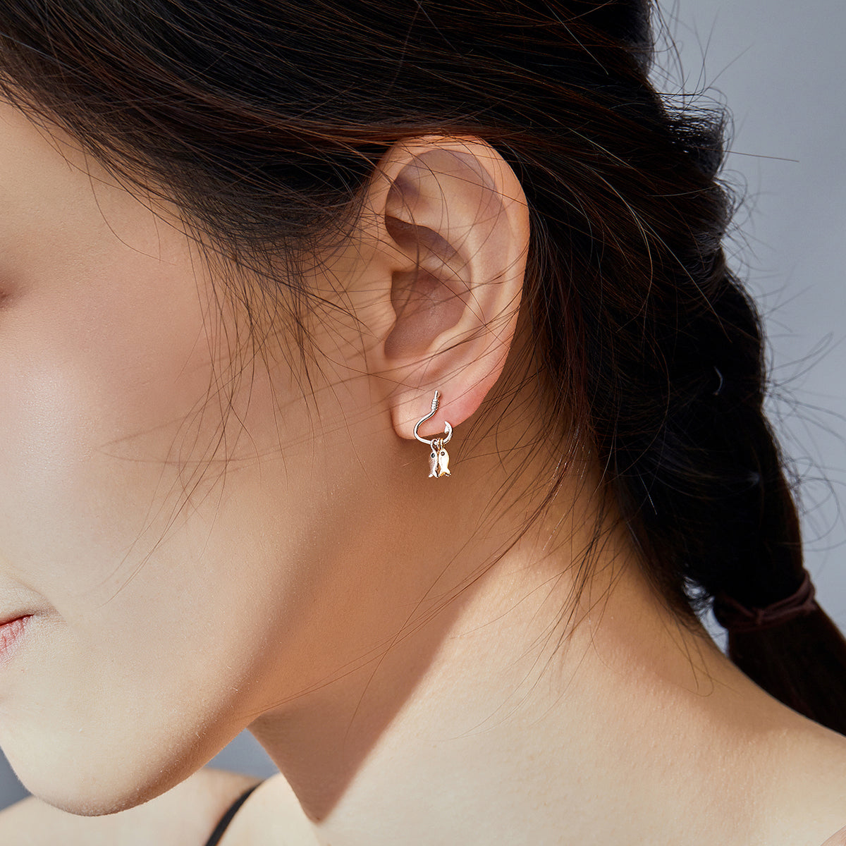 "Sylvory 925 Sterling Silver Fisherman's Delight Studs"