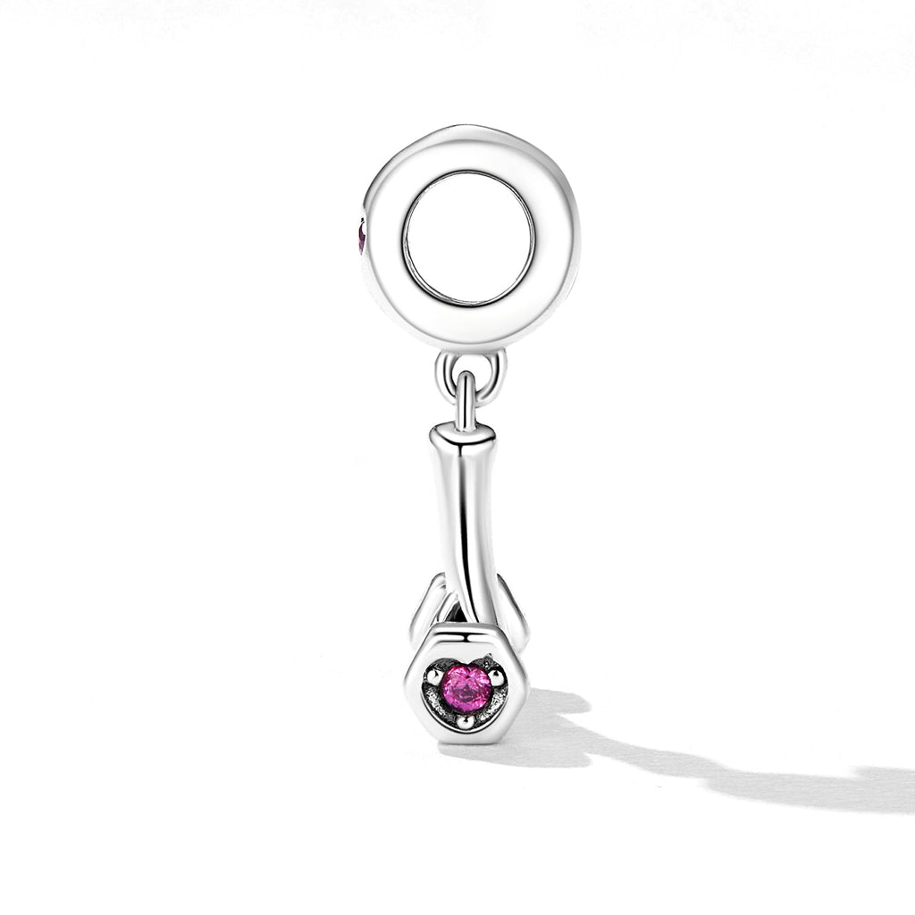 "Sylvory 925 Sterling Silver Fitness Grip Charm"