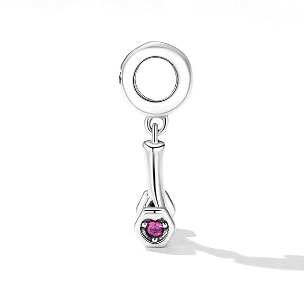 "Sylvory 925 Sterling Silver Fitness Grip Charm"