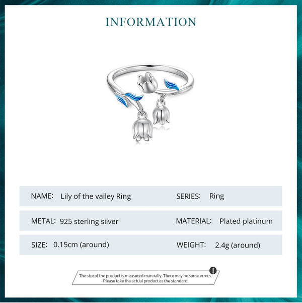 "Sylvory 925 Sterling Silver Floral Carousel Ring"