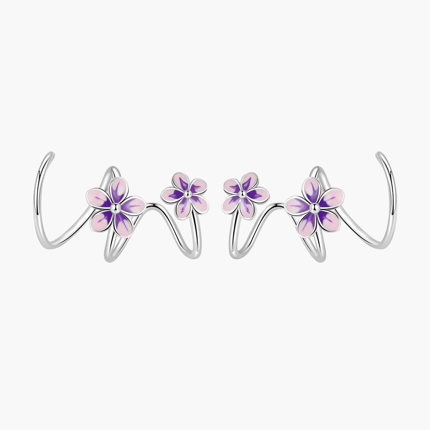 "Sylvory 925 Sterling Silver Floral Whispers Hook" Main image