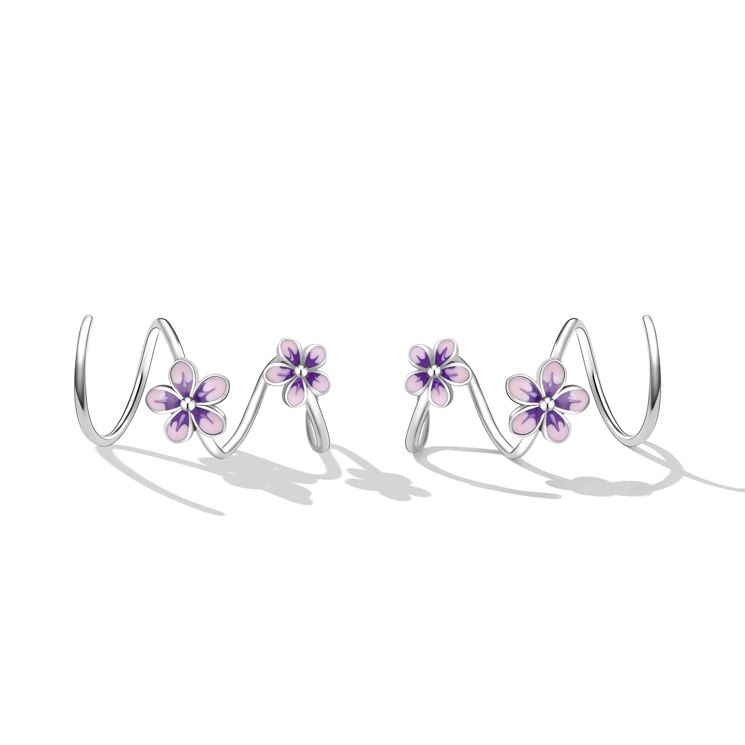 "Sylvory 925 Sterling Silver Floral Whispers Hook"
