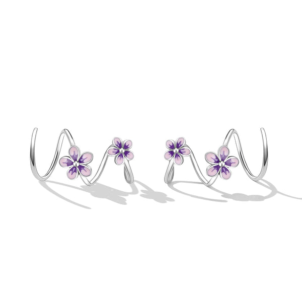 "Sylvory 925 Sterling Silver Floral Whispers Hook"