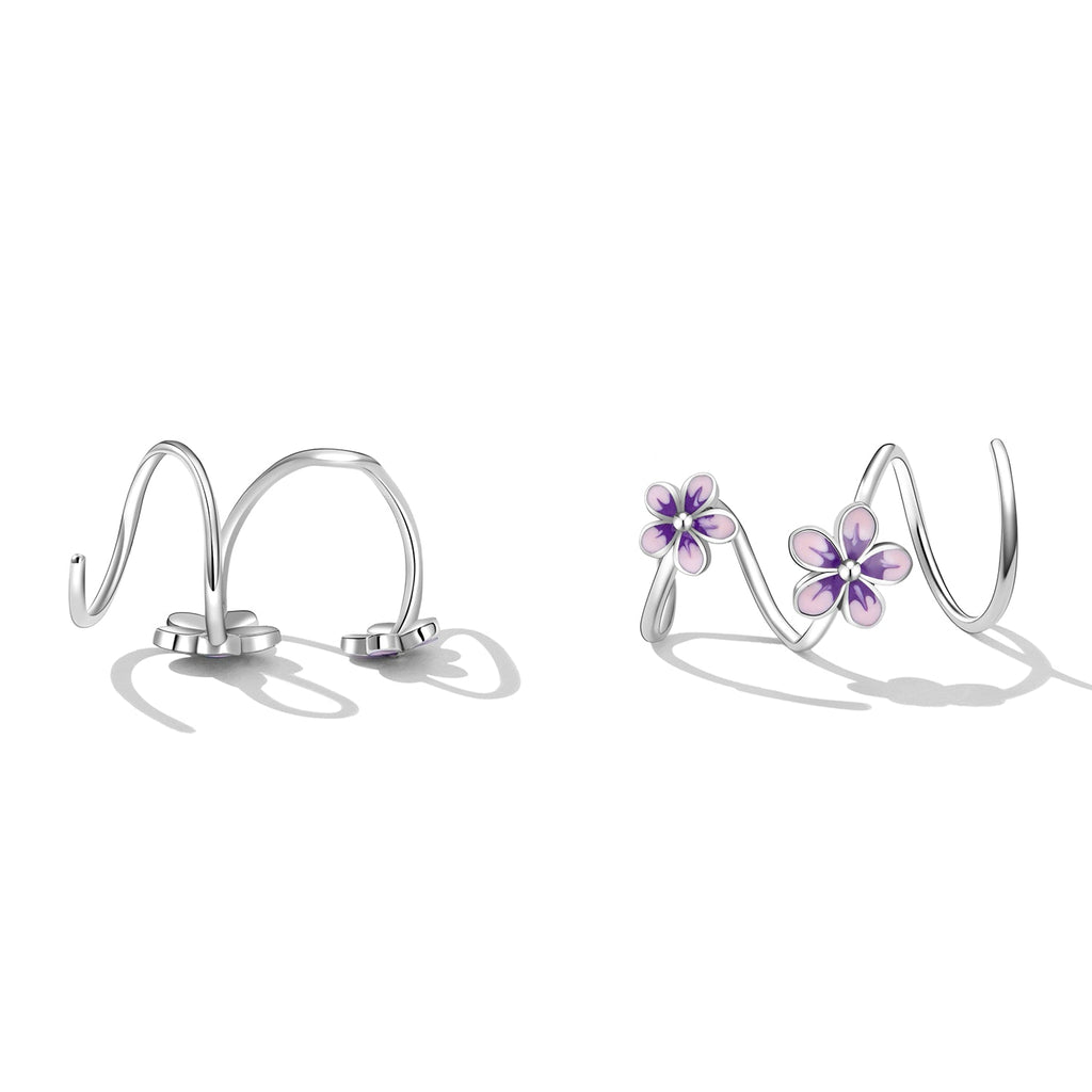 "Sylvory 925 Sterling Silver Floral Whispers Hook"