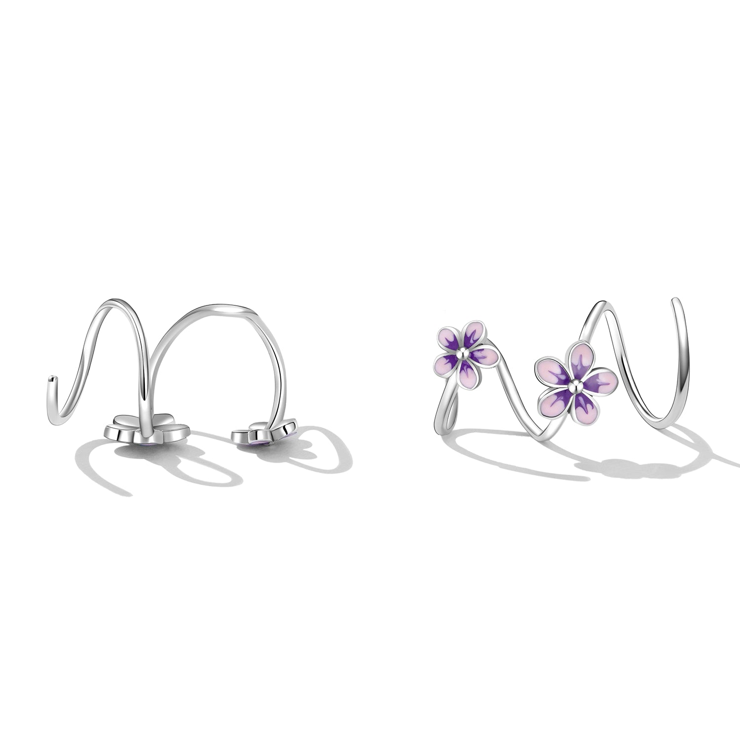 "Sylvory 925 Sterling Silver Floral Whispers Hook"
